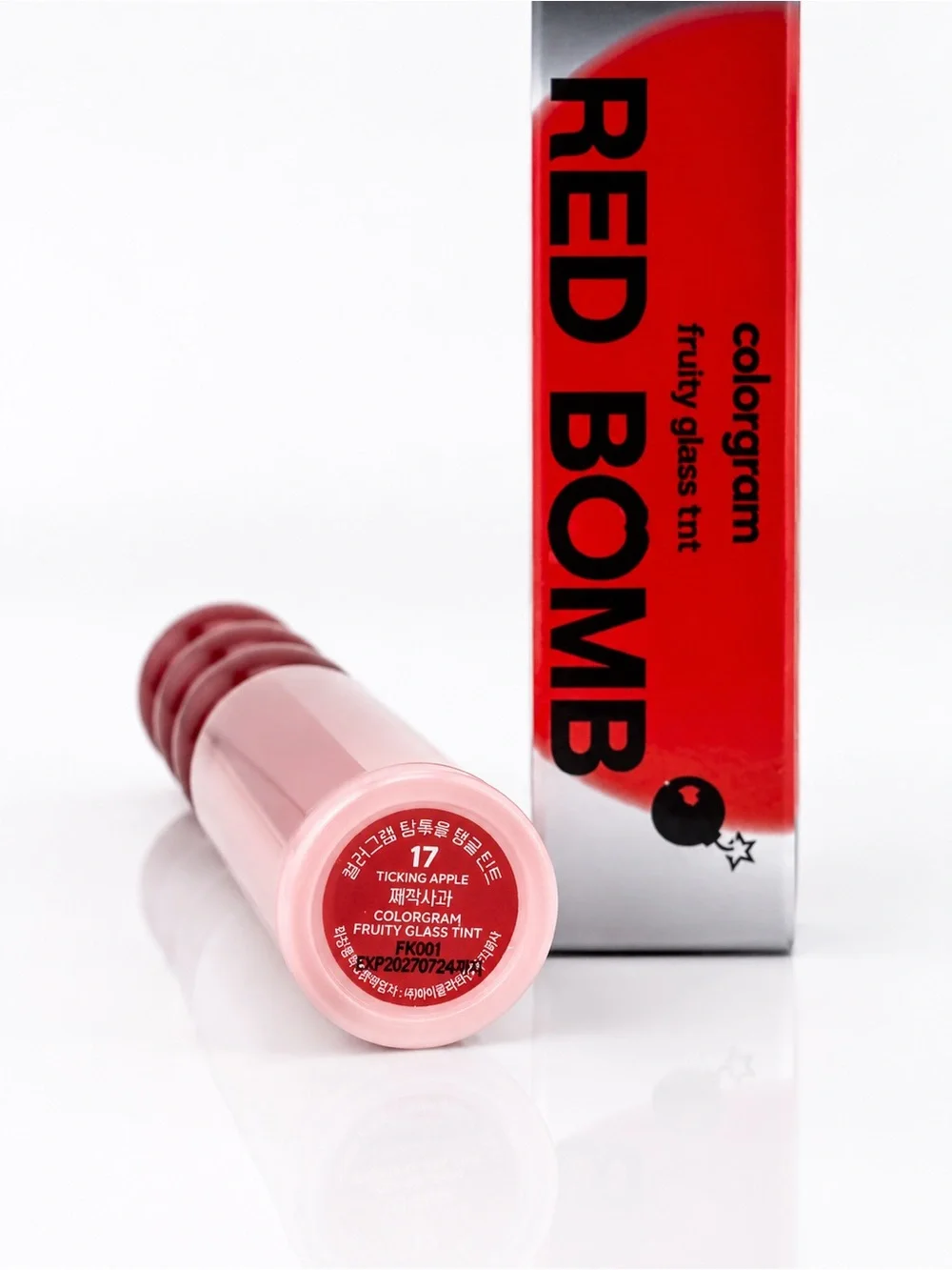 Colorgram Red Bomb Fruity Glass Tint — Vibrant Red Lip Tint